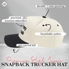 image:imageFunky Junque Trucker Snapback HatPut It on My Moms Tab  BeigeBlack