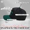 image:imageFunky Junque Trucker Snapback HatPut It on My Wifes Tab  GreenBlack