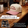 image:imageFunky Junque Trucker Snapback HatSay Howdy Stay Rowdy  Gingham Red  WhiteBeige