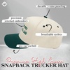 image:imageFunky Junque Trucker Snapback HatStep Dad  Put It on My Tab BeigeGreen