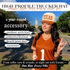 image:imageFunky Junque Trucker Snapback HatTexas  OrangeBeige