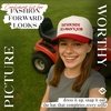 image:imageFunky Junque Trucker Snapback HatThat Sounds Like a Mans Job  RedBeige