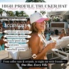 image:imageFunky Junque Trucker Snapback HatWet Bikinis Dry Martinis  WhiteHot Pink