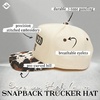 image:imageFunky Junque Trucker Snapback HatYall Need Jesus  Cow PrintBeige