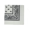 image:imageFunky Junque Unisex 100 Cotton MultiPurpose Bandana Scarves Paisley Headwrap Handkerchief for Women Men Boys Girls3 Pack White