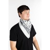 image:imageFunky Junque Unisex 100 Cotton MultiPurpose Bandana Scarves Paisley Headwrap Handkerchief for Women Men Boys Girls3 Pack White