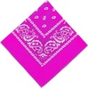 image:imageFunky Junque Unisex 100 Cotton MultiPurpose Bandana Scarves Paisley Headwrap Handkerchief for Women Men Boys GirlsFuschia