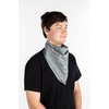 image:imageFunky Junque Unisex 100 Cotton MultiPurpose Bandana Scarves Paisley Headwrap Handkerchief for Women Men Boys GirlsGrey