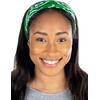 image:imageFunky Junque Unisex 100 Cotton MultiPurpose Bandana Scarves Paisley Headwrap Handkerchief for Women Men Boys GirlsKelly Green
