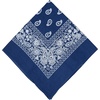 image:imageFunky Junque Unisex 100 Cotton MultiPurpose Bandana Scarves Paisley Headwrap Handkerchief for Women Men Boys GirlsNavy