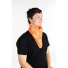 image:imageFunky Junque Unisex 100 Cotton MultiPurpose Bandana Scarves Paisley Headwrap Handkerchief for Women Men Boys GirlsNeon Orange
