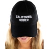 image:imageFunky Junque Vintage Dad Hat Distressed Embroidered Baseball CapCalifornia Sober  Black