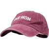 image:imageFunky Junque Vintage Dad Hat Distressed Embroidered Baseball CapDog Mom Block Letters  Burgundy
