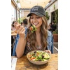 image:imageFunky Junque Vintage Dad Hat Distressed Embroidered Baseball CapKinda Vegan  Washed Distressed Black