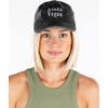image:imageFunky Junque Vintage Dad Hat Distressed Embroidered Baseball CapKinda Vegan  Washed Distressed Black