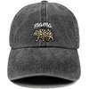 image:imageFunky Junque Vintage Dad Hat Distressed Embroidered Baseball CapLeopard Print Mama Bear  Black