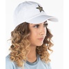 image:imageFunky Junque Vintage Dad Hat Distressed Embroidered Baseball CapLeopard Print Star  White