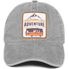 image:imageFunky Junque Vintage Dad Hat Distressed Embroidered Baseball CapOutdoor Adventure  Grey