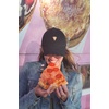 image:imageFunky Junque Vintage Dad Hat Distressed Embroidered Baseball CapPizza  Black