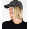 image:imageFunky Junque Vintage Dad Hat Distressed Embroidered Baseball CapRainbow Heart  Black Washed