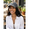 image:imageFunky Junque Vintage Dad Hat Distressed Embroidered Baseball CapRainbow Heart  Black Washed