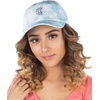 image:imageFunky Junque Vintage Dad Hat Distressed Embroidered Baseball CapShining Sun  Tie Dye Blue