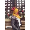 image:imageFunky Junque Womens Cozy Infinity Scarf amp Messy Bun Beanie Set Winter Accessory SetIvory