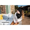 image:imageFunky Junque Womens Cozy Infinity Scarf amp Messy Bun Beanie Set Winter Accessory SetMustard