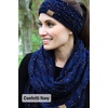 image:imageFunky Junque Womens Headwrap amp Infinity Scarf Set  Soft Knit Winter Accessories Trendy Cold Weather Gifts for WomenSolid Beige