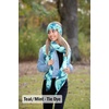 image:imageFunky Junque Womens Headwrap amp Infinity Scarf Set  Soft Knit Winter Accessories Trendy Cold Weather Gifts for WomenSolid Teal