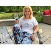 image:imageFunky Junque Womens Pajama Pants Soft Lounge Sleep BottomsCoffee Now Wine Later  Navy