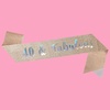 image:imageFunky Junque Birthday Sash for Women  Glitter Birthday Girl Queen Bachelorette Bride to Be 21st 30th 50th40  Fabulous Rose Gold