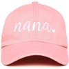 image:imageFunky Junque Cotton Grandma Baseball Cap Embroidered Gigi Mimi HatNana  Pink