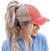Beige Mesh - Coral (Distressed)