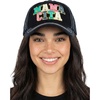 image:imageFunky Junque Distressed Baseball Cap Vintage Embroidered Dad HatMamacita  Black