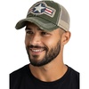 image:imageFunky Junque Distressed Mens Baseball CapAir Force Star  Olive