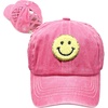 Basketweave - Smiley Face - Pink/Yellow