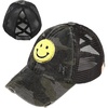 Smiley Face - Camo Black/Yellow