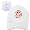 Smiley Face - White/Pink