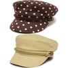 2 Pack - Polka Dots - Brown & Solid Khaki