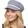 Cotton Pinstripes - Navy