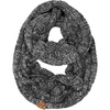 image:imageFunky Junque Infinity Scarf for Women  Oversized Chunky Winter Scarf Colorful Fall Scarves Soft Sweater Wrap Cozy Style4 Tone Mix  Grey  Black  Beige  Lt French Beige