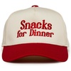 image:imageFunky Junque Kids 2 Tone Trucker Snapback Hat for Baby Toddler amp ChildrenSnacks for Dinner  RedBeige