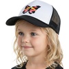 image:imageFunky Junque Kids Mesh Baseball Hat Toddler Adjustable Trucker CapButterfly  BlackWhite