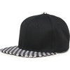 image:imageFunky Junque Kids Trucker Hat Toddler Boys amp Girls Flat Brim Baseball CapChecker Brim  Black