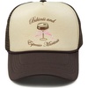 image:imageFunky Junque Premium Mesh Snapback Trucker Hat  Stylish Comfort for All  Patriotic Humor amp MoreBikinis  Espresso Martinis  BeigeBrown