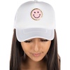 Smiley Face - White/Pink