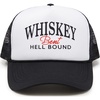 Whiskey Bent Hell Bound - White/Black