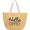 image:imageFunky Junque Stylish Straw Beach Tote Bag for Women  Summer Travel Shoulder Bag  Beach Quotes Cattle Bags Smiley FacesHello Summer  Natural