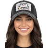 image:imageFunky Junque Trucker Hats for Men amp Women  Unisex Dad Hat Mesh Baseball Cap Distressed Vintage PatchHappy Camping  Black